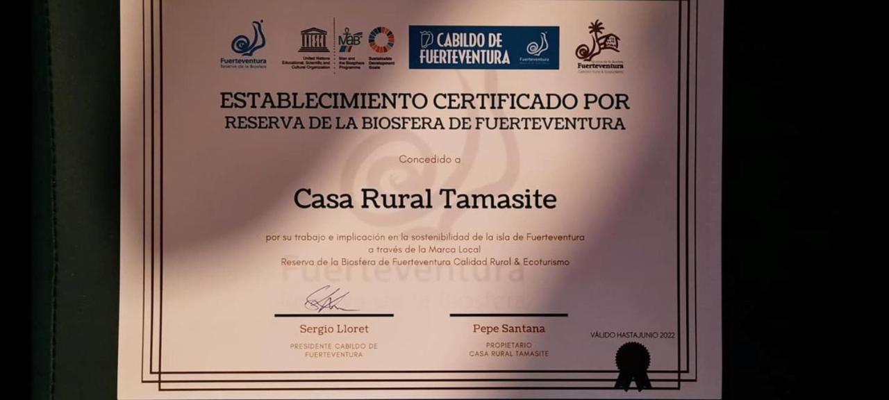 Casa Rural Tamasite Tuineje Extérieur photo
